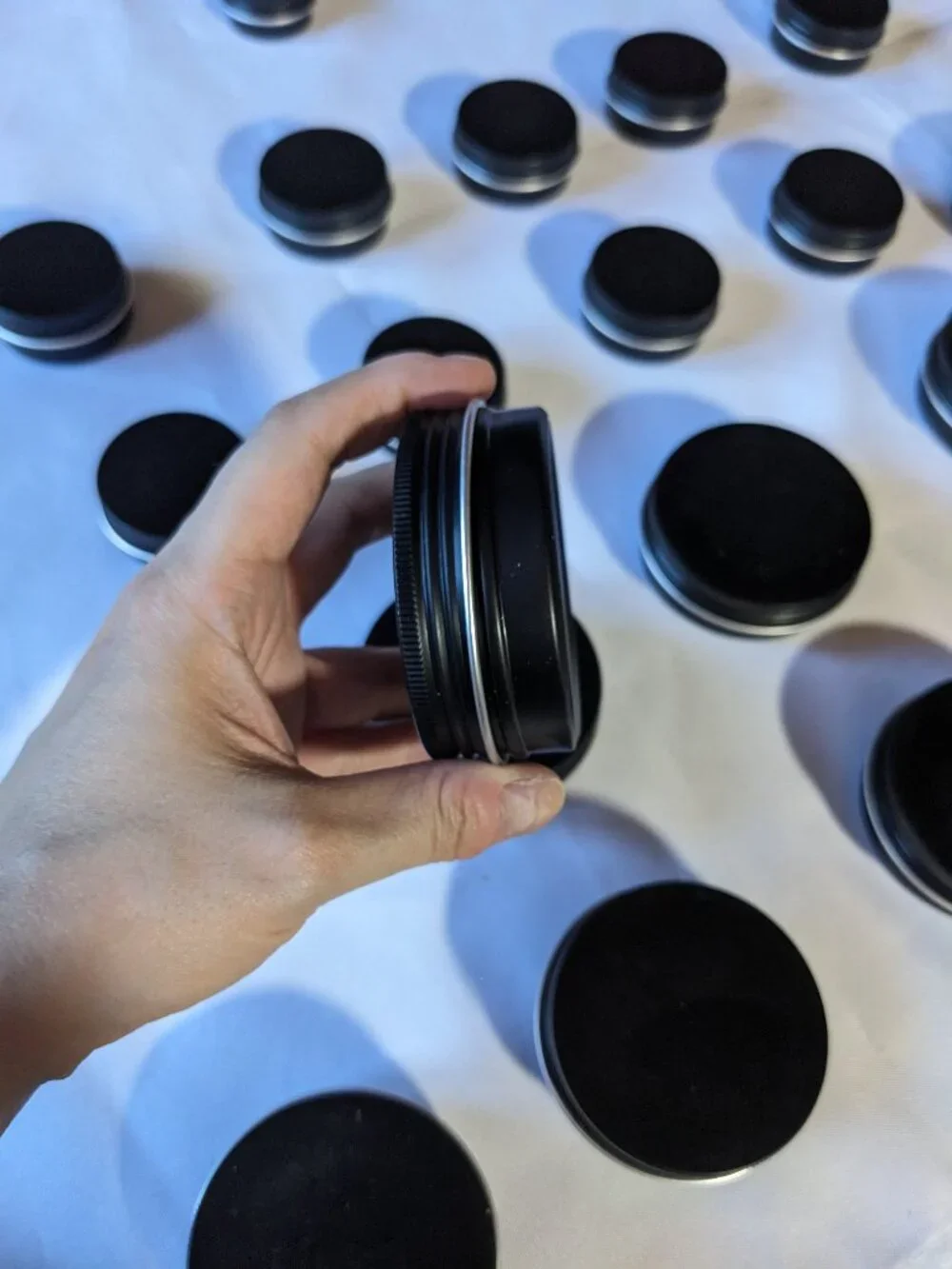 Round Beading/Crafting Black Storage Containers *All Sizes* 20 Pieces Combo Lot